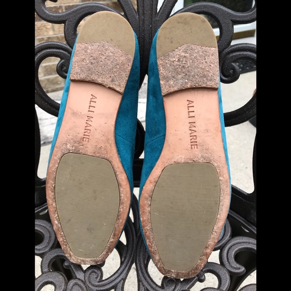 🌸🌈🍀ALLI Marie Suede Flats - Picture 9 of 12